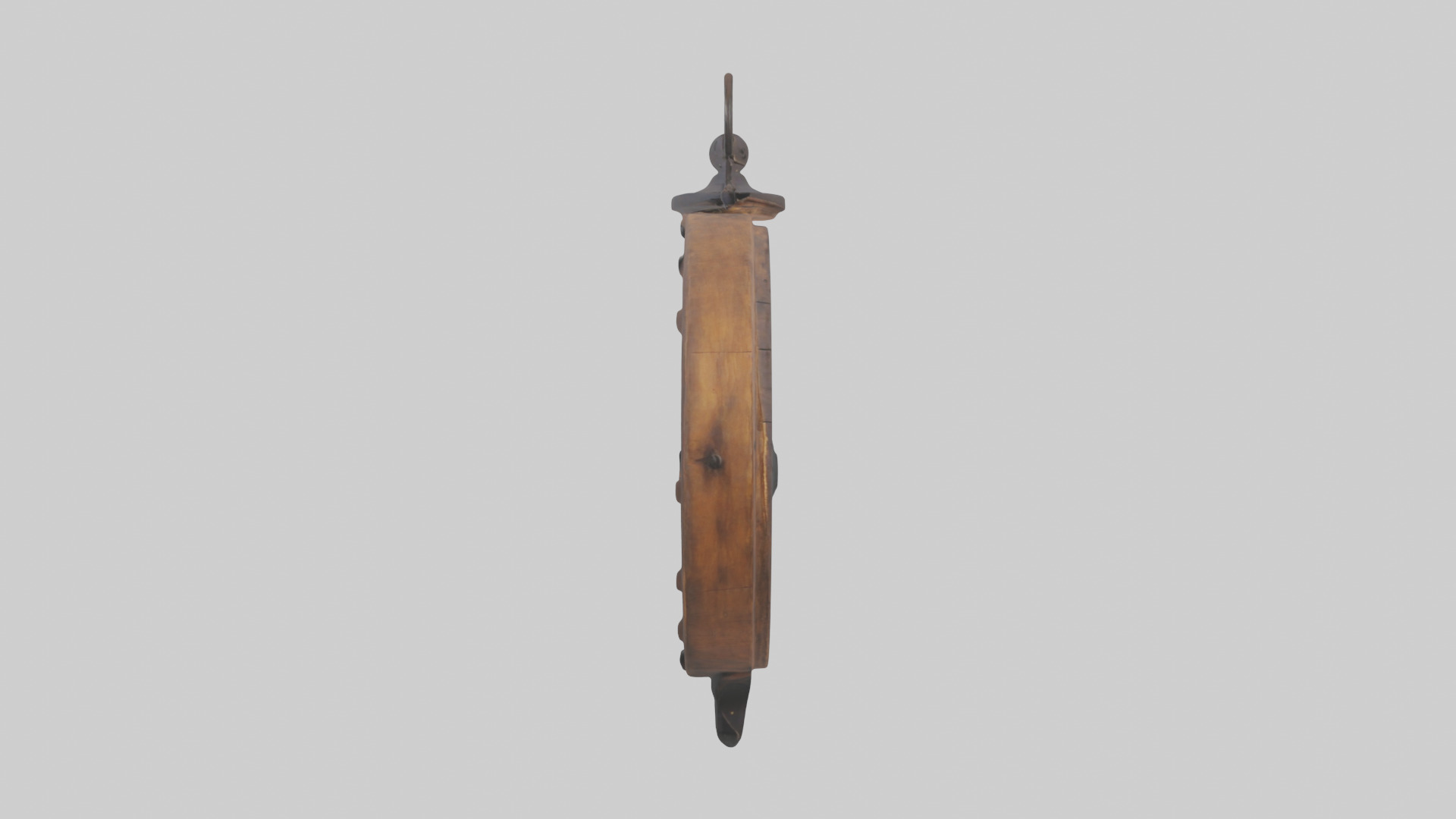Rustic clock model 3D model_12