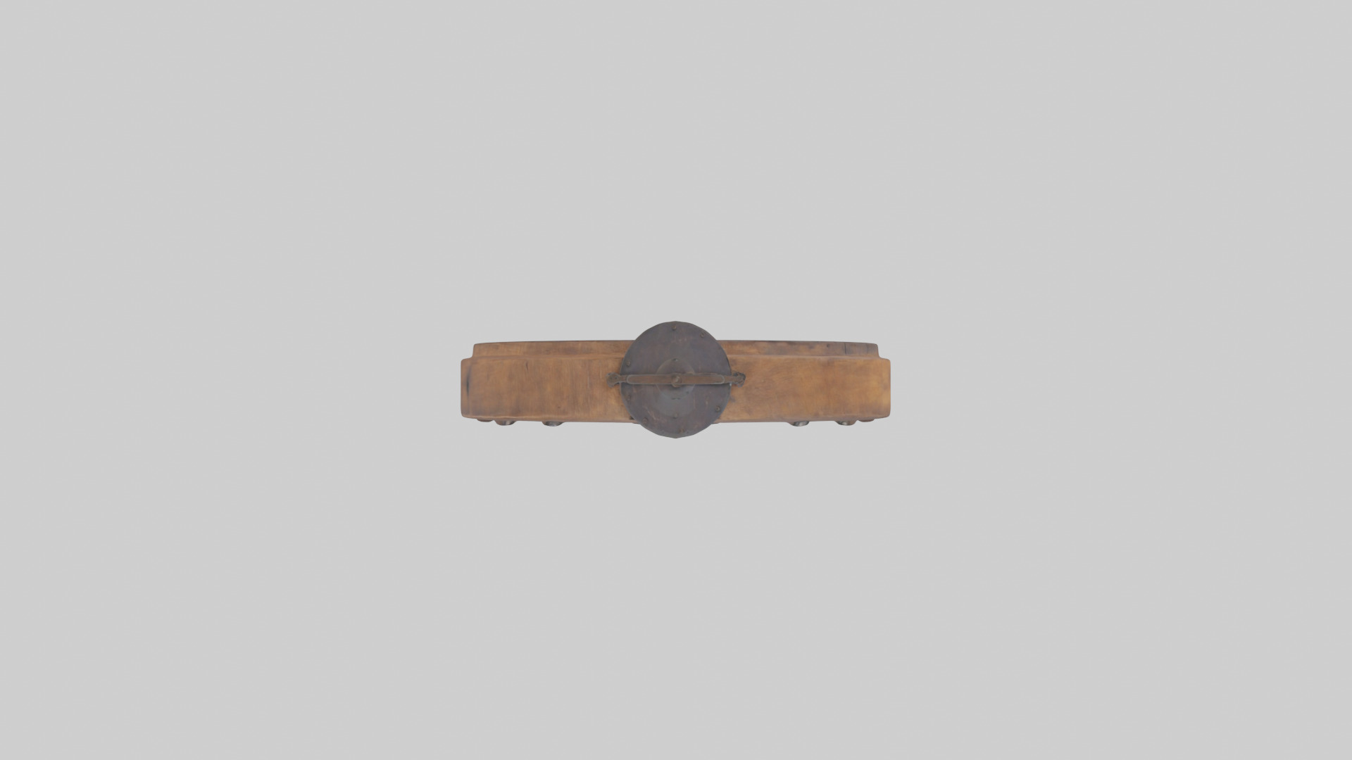 Rustic clock model 3D model_14