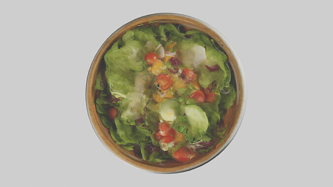 Salad Bowl model 3D model 2