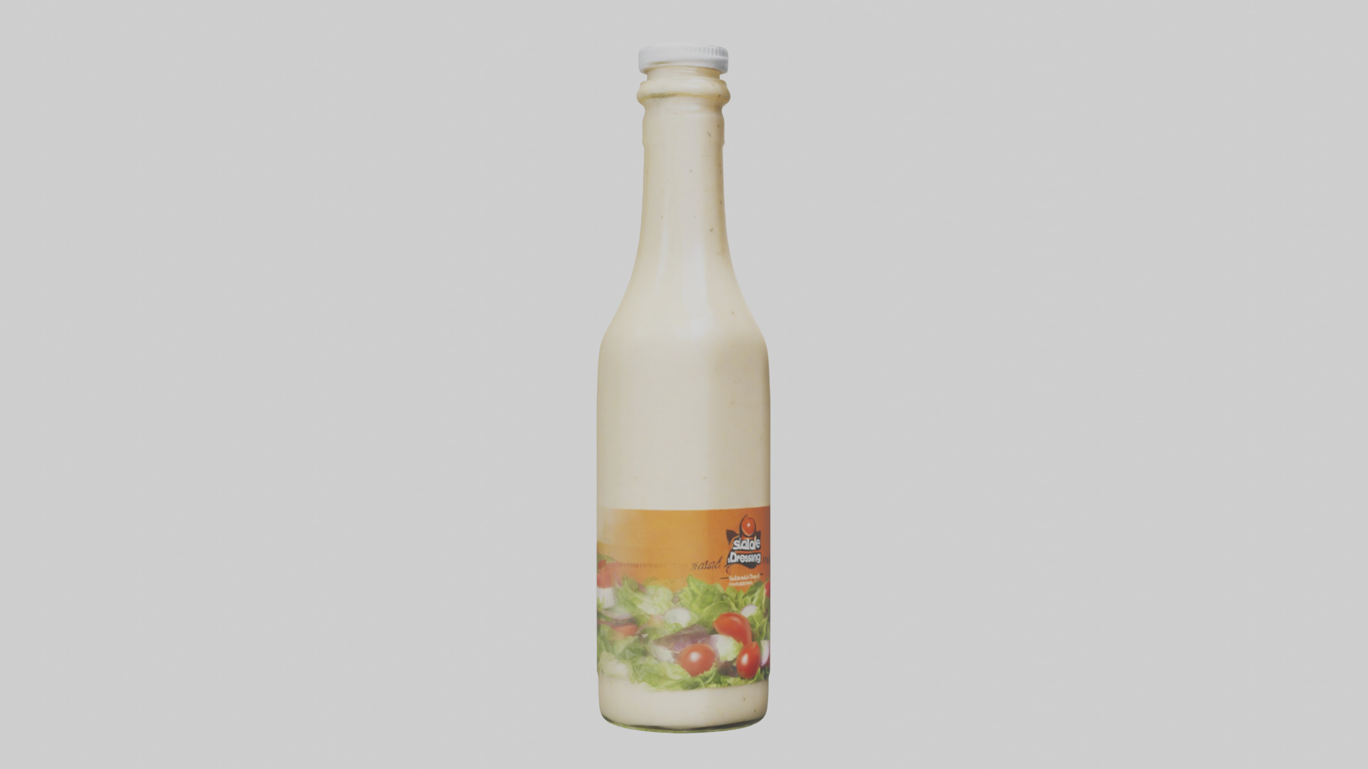 Salad Dressing Bottle model 3D model_11