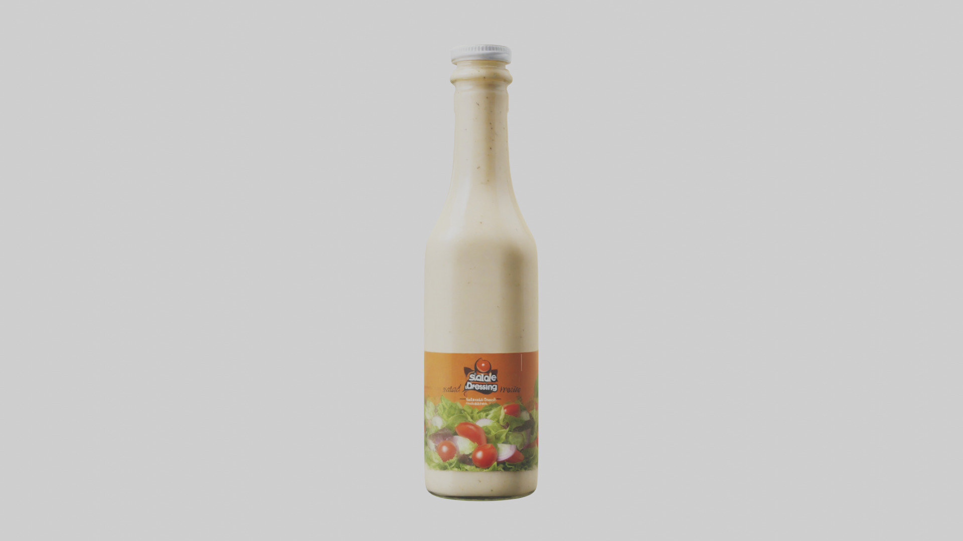 Salad Dressing Bottle model 3D model_9