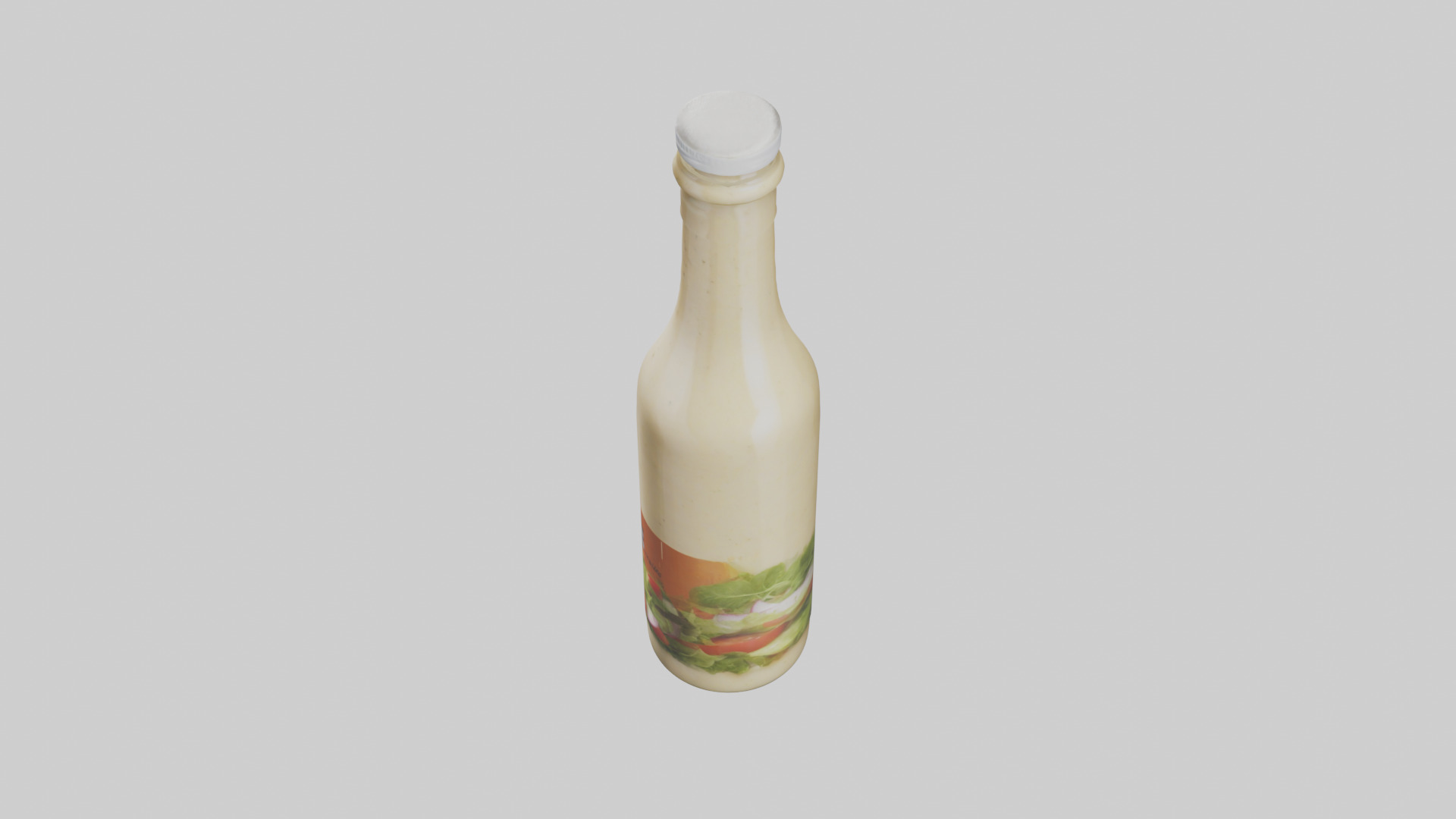 Salad Dressing Bottle model 3D model_17