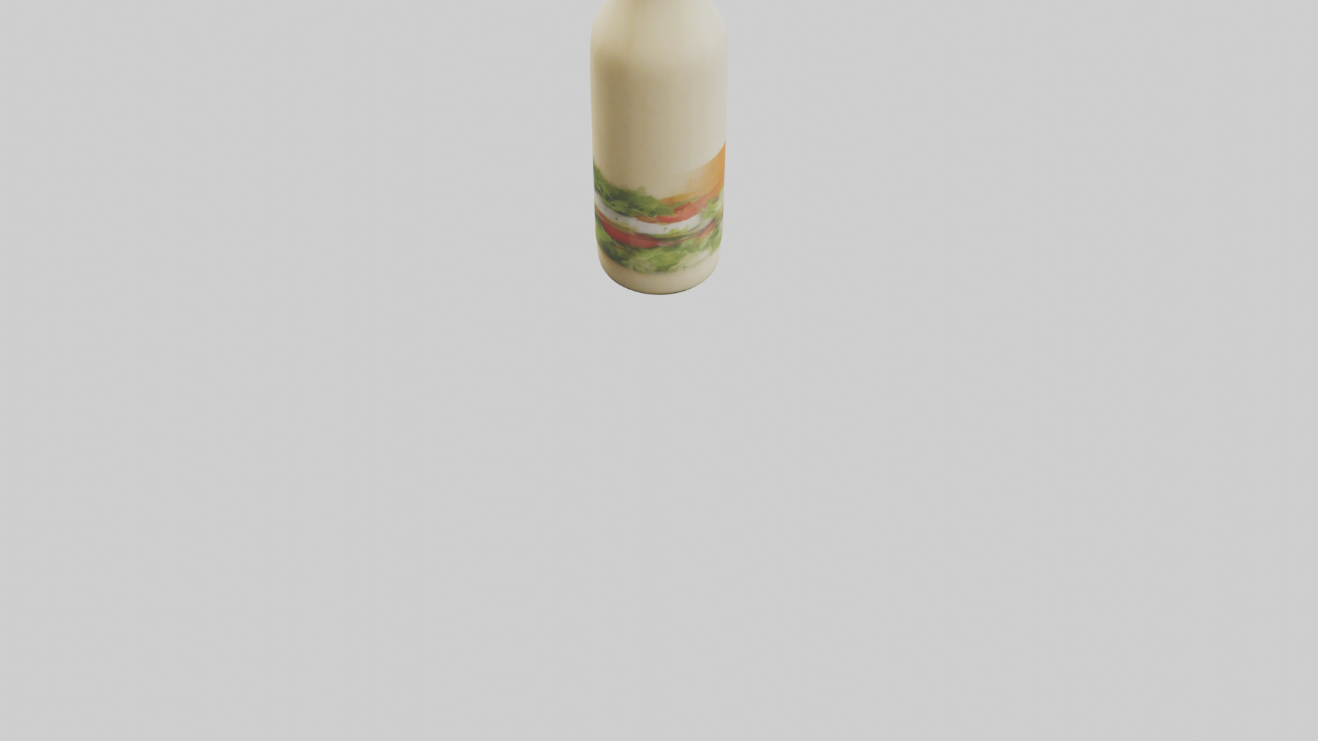 Salad Dressing Bottle model 3D model_4