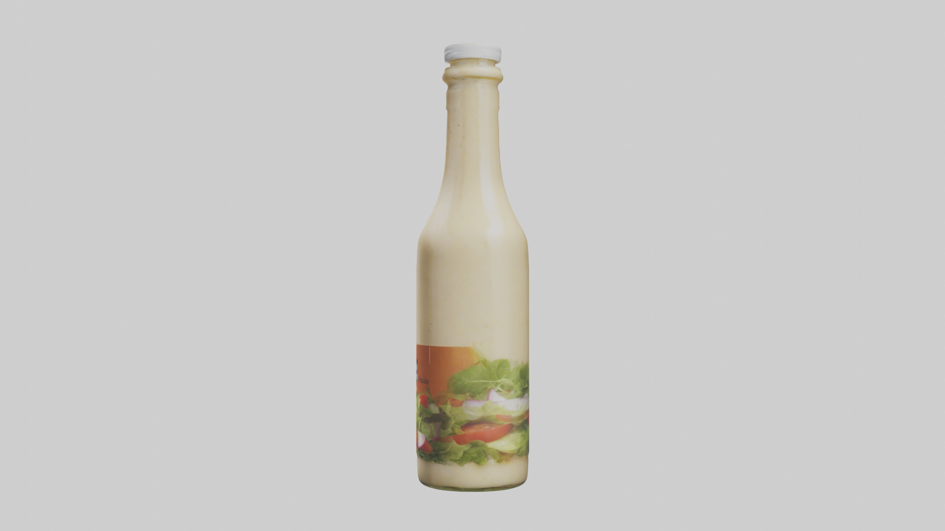 Salad Dressing Bottle model 3D model_12