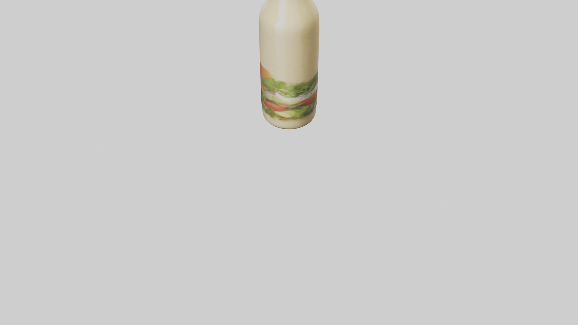 Salad Dressing Bottle model 3D model_3