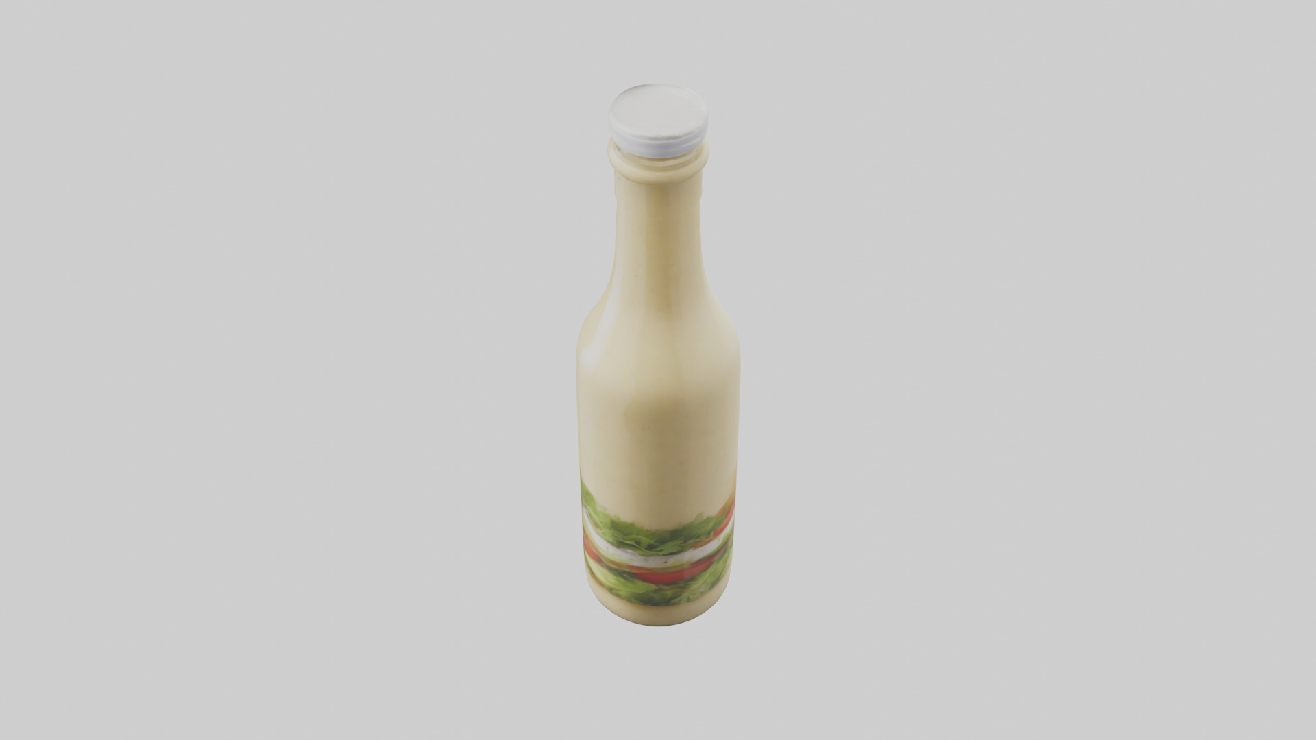 Salad Dressing Bottle model 3D model_15