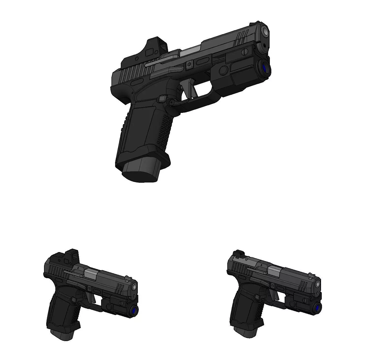 Canik Elite Combat Miniature and Toy 3D print model