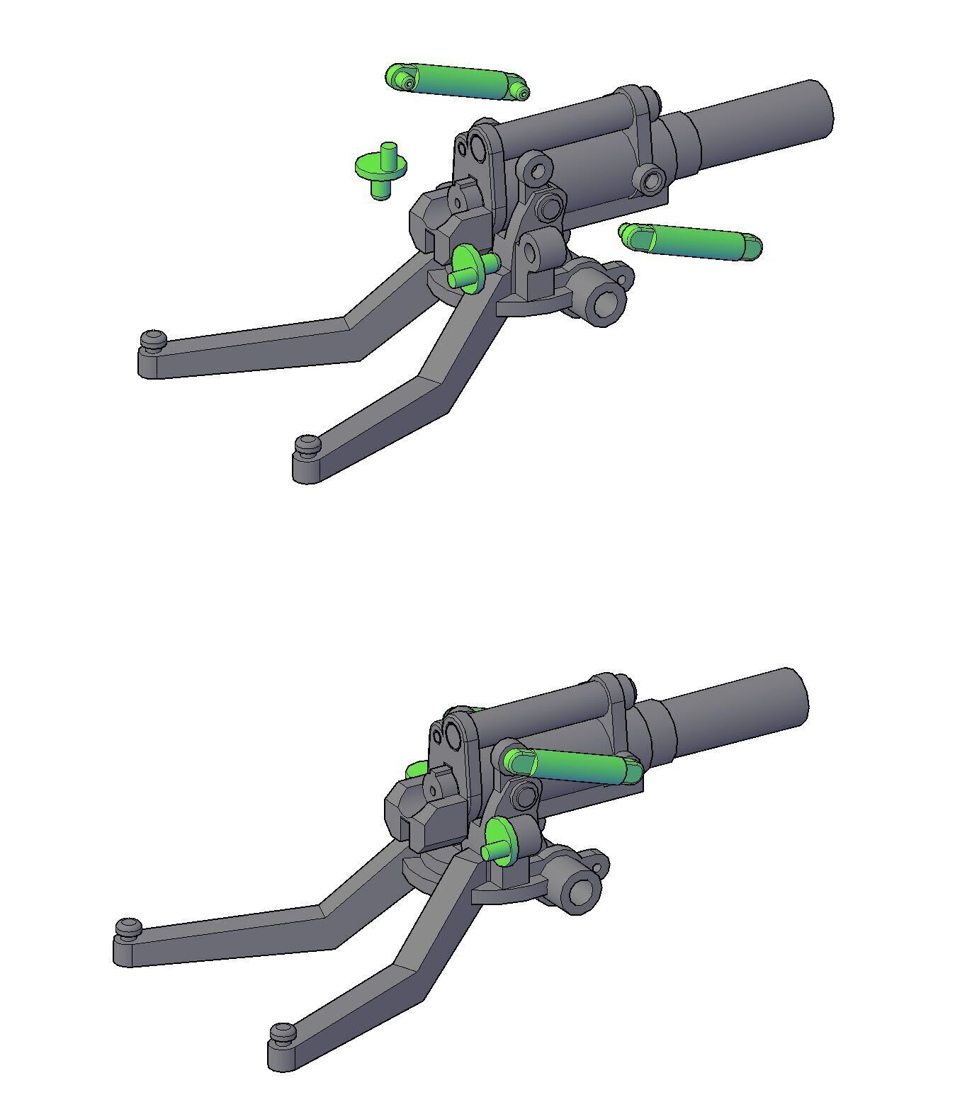 M114 HOWITZER MINIATURE 3D print model_5