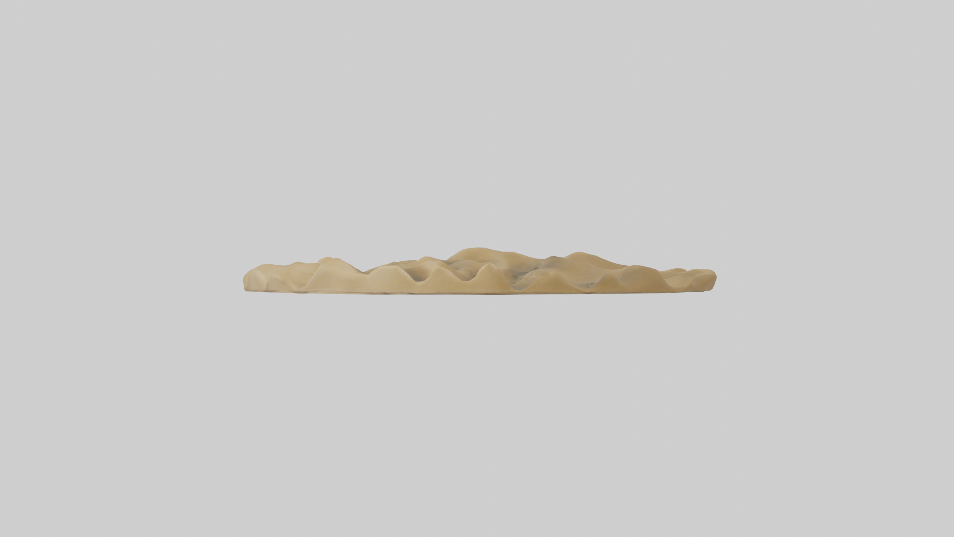 Sand Dunes model 3D model_1