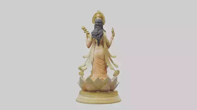 Saraswati statue model