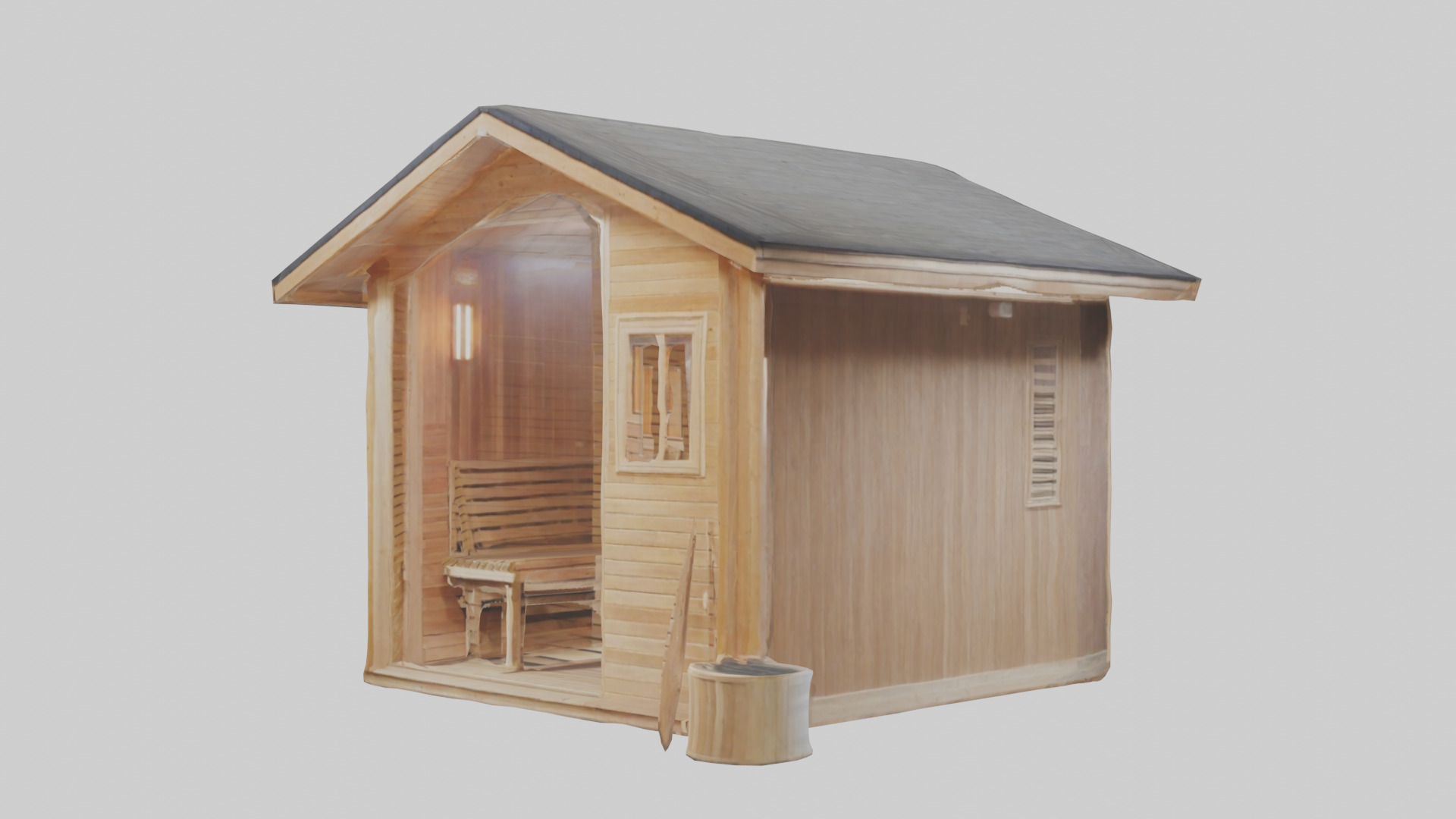 Sauna 3D model_8