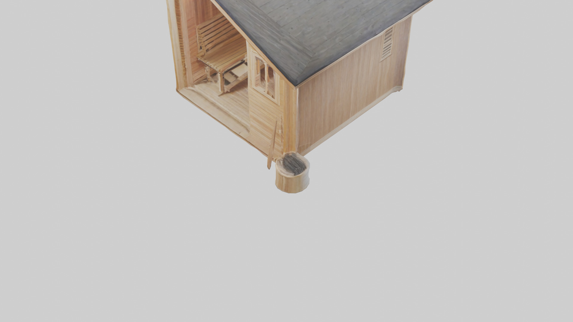 Sauna 3D model_5