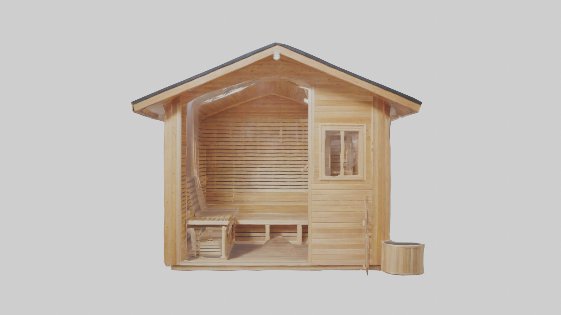 Sauna 3D model_9