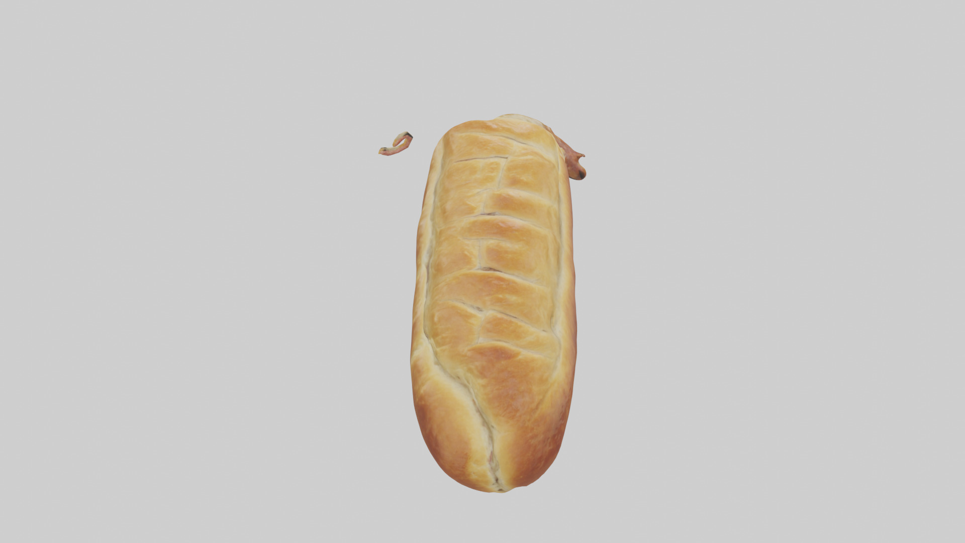 Sausage roll model 3D model_15