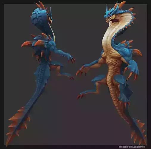 Dragon snake type monster