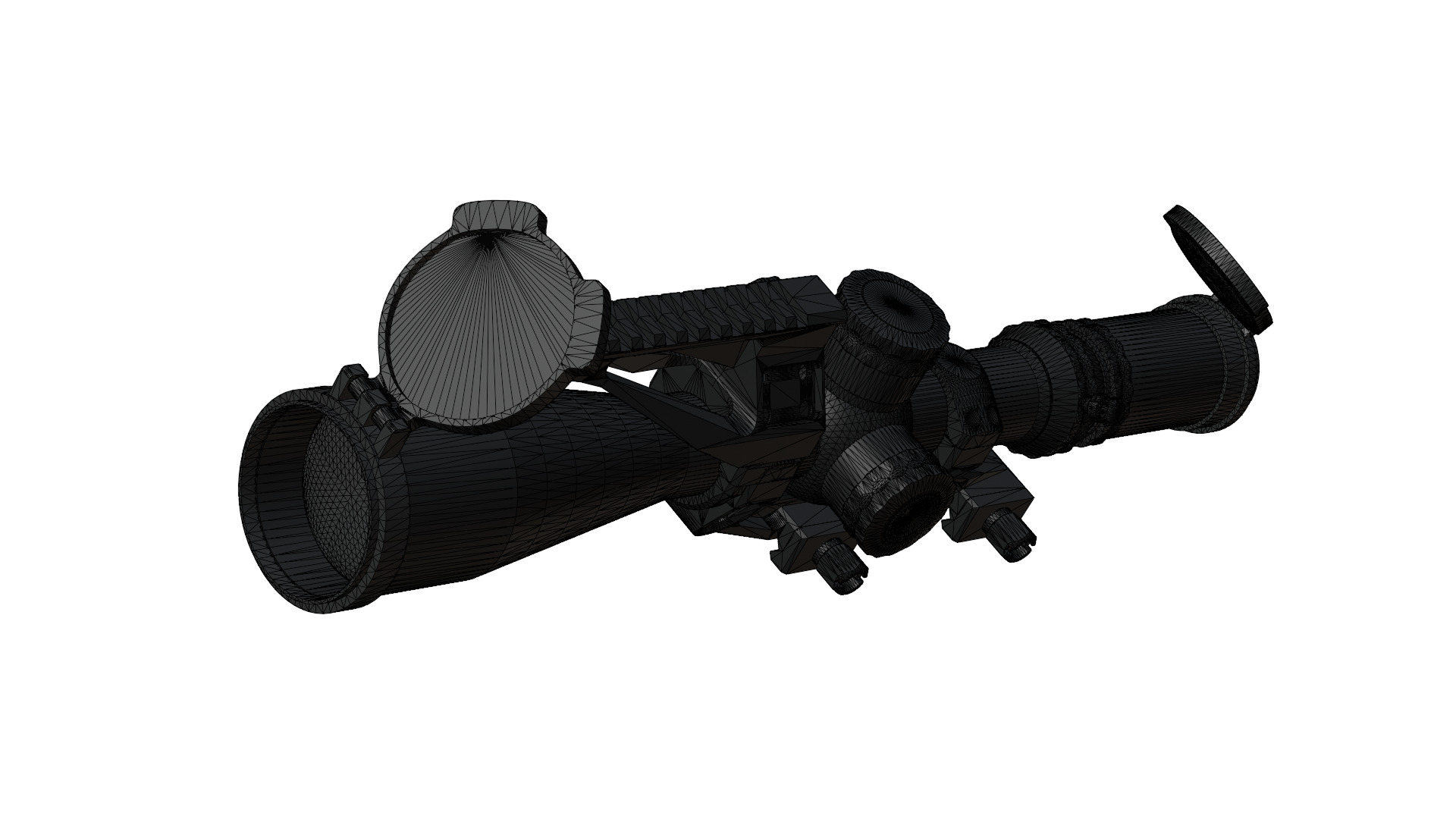 The Nightforce ATACR 7-35x56mm Low-poly 3D model_47
