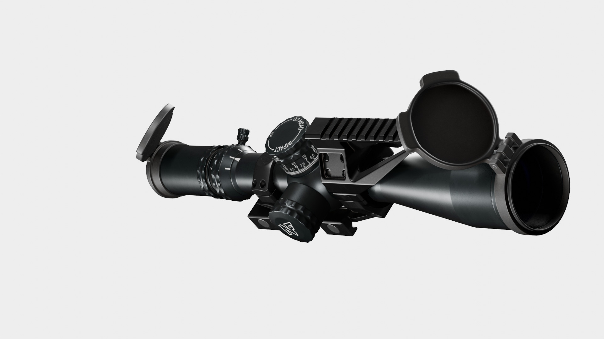 The Nightforce ATACR 7-35x56mm Low-poly 3D model_9