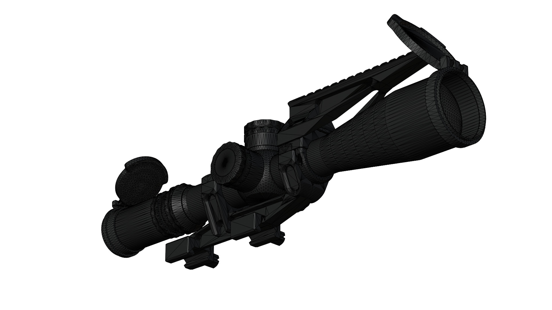 The Nightforce ATACR 7-35x56mm Low-poly 3D model_50