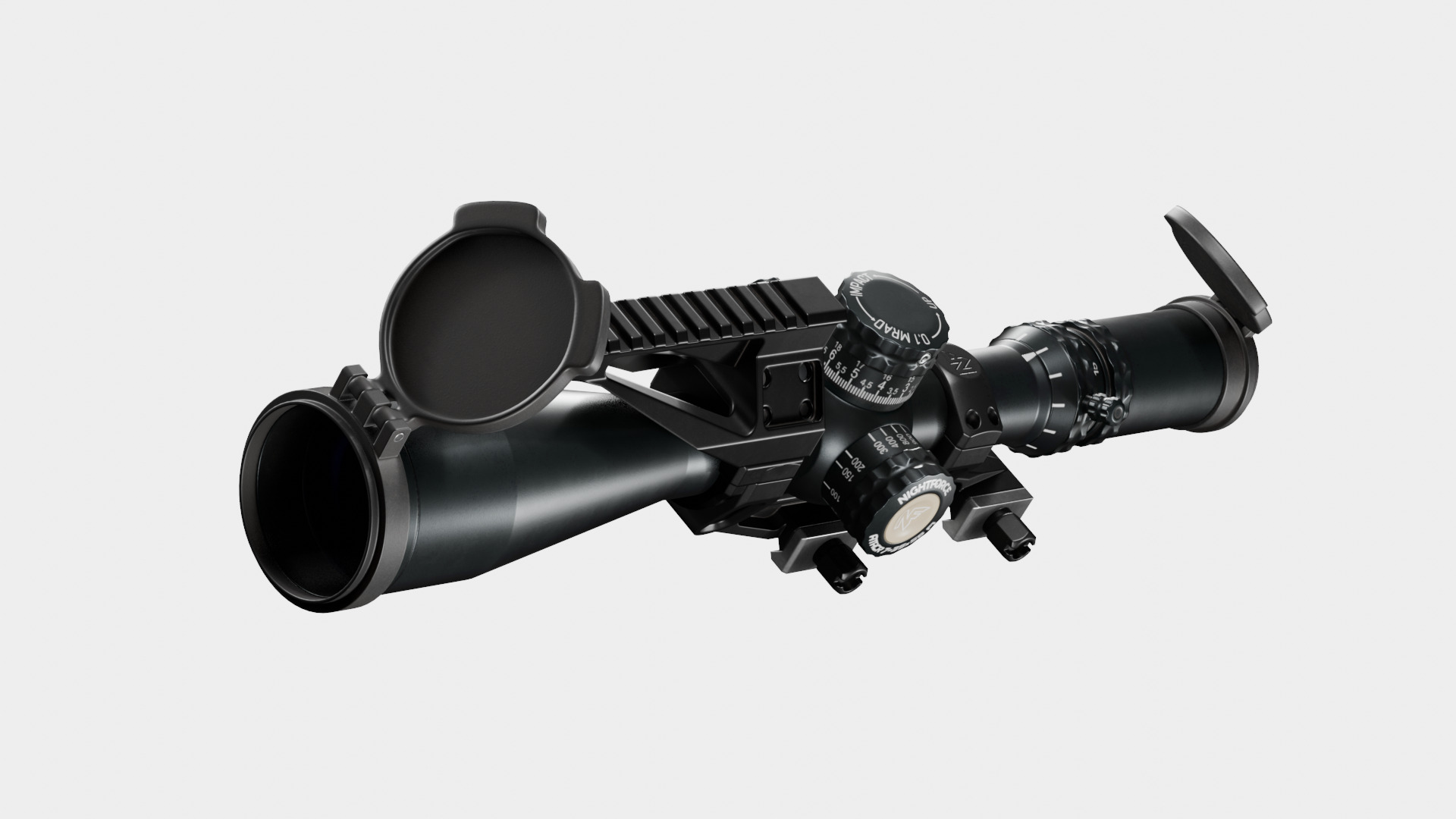 The Nightforce ATACR 7-35x56mm Low-poly 3D model_8