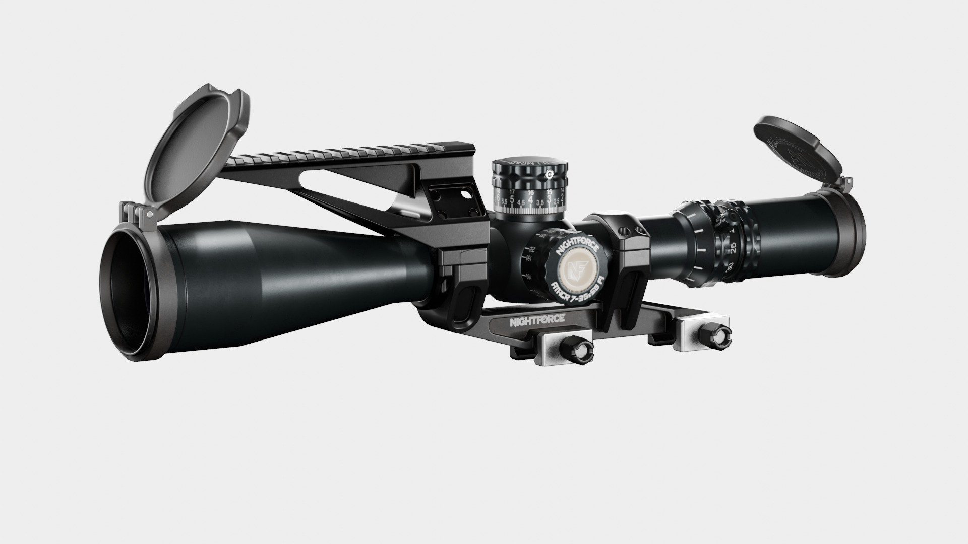 The Nightforce ATACR 7-35x56mm Low-poly 3D model_3