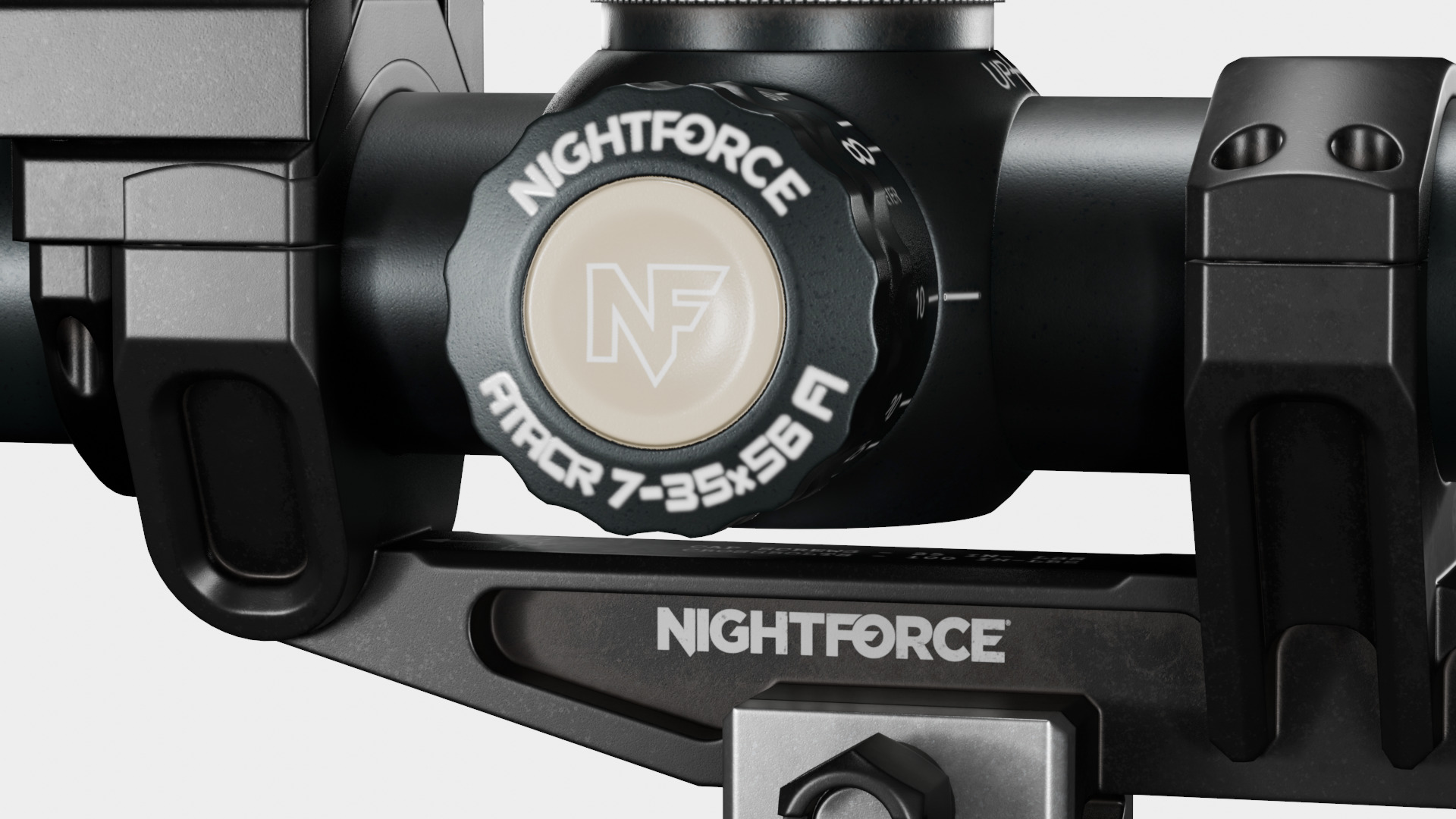 The Nightforce ATACR 7-35x56mm Low-poly 3D model_7