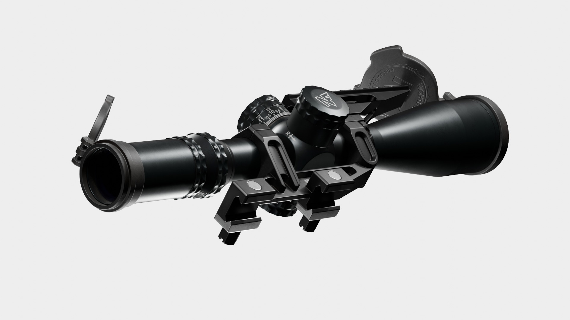 The Nightforce ATACR 7-35x56mm Low-poly 3D model_12