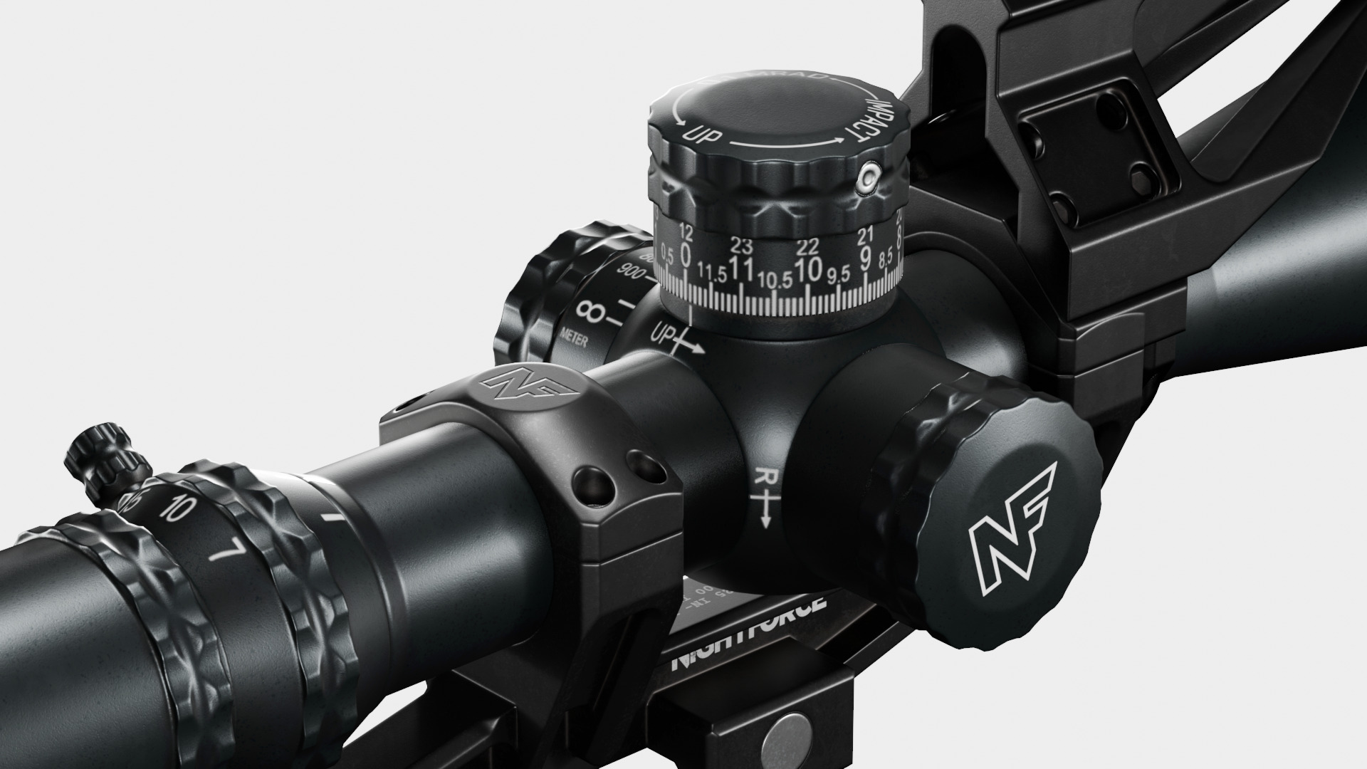 The Nightforce ATACR 7-35x56mm Low-poly 3D model_5