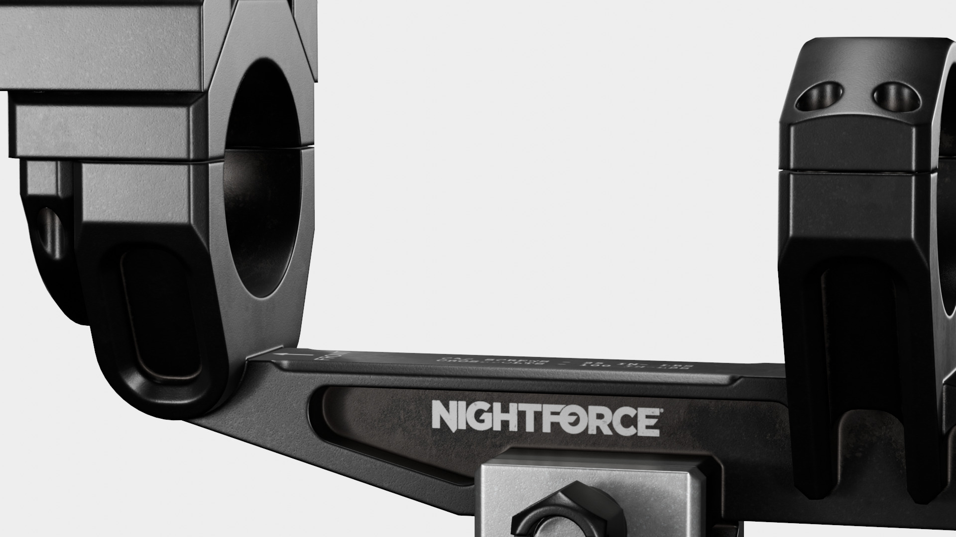 The Nightforce ATACR 7-35x56mm Low-poly 3D model_20