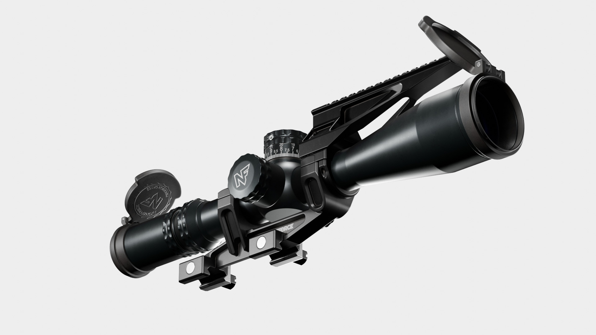 The Nightforce ATACR 7-35x56mm Low-poly 3D model_11