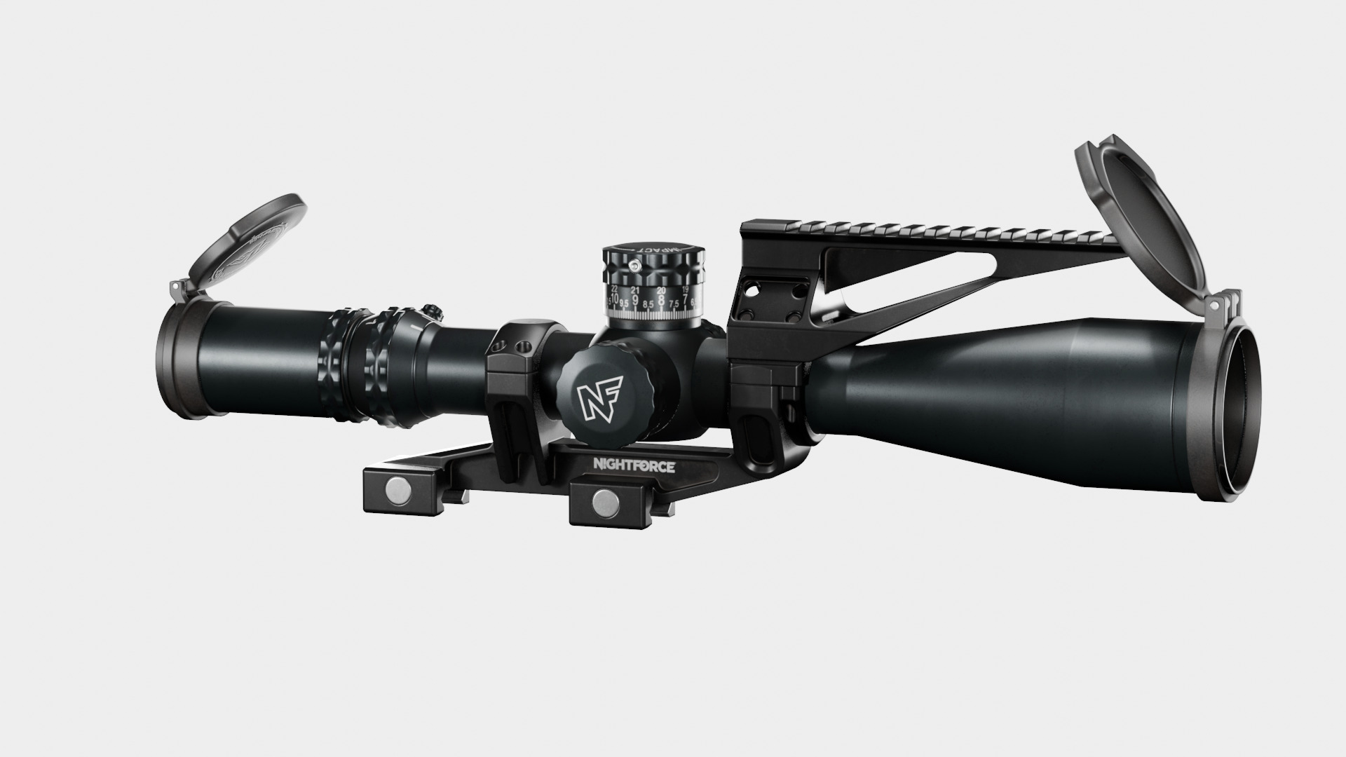 The Nightforce ATACR 7-35x56mm Low-poly 3D model_1