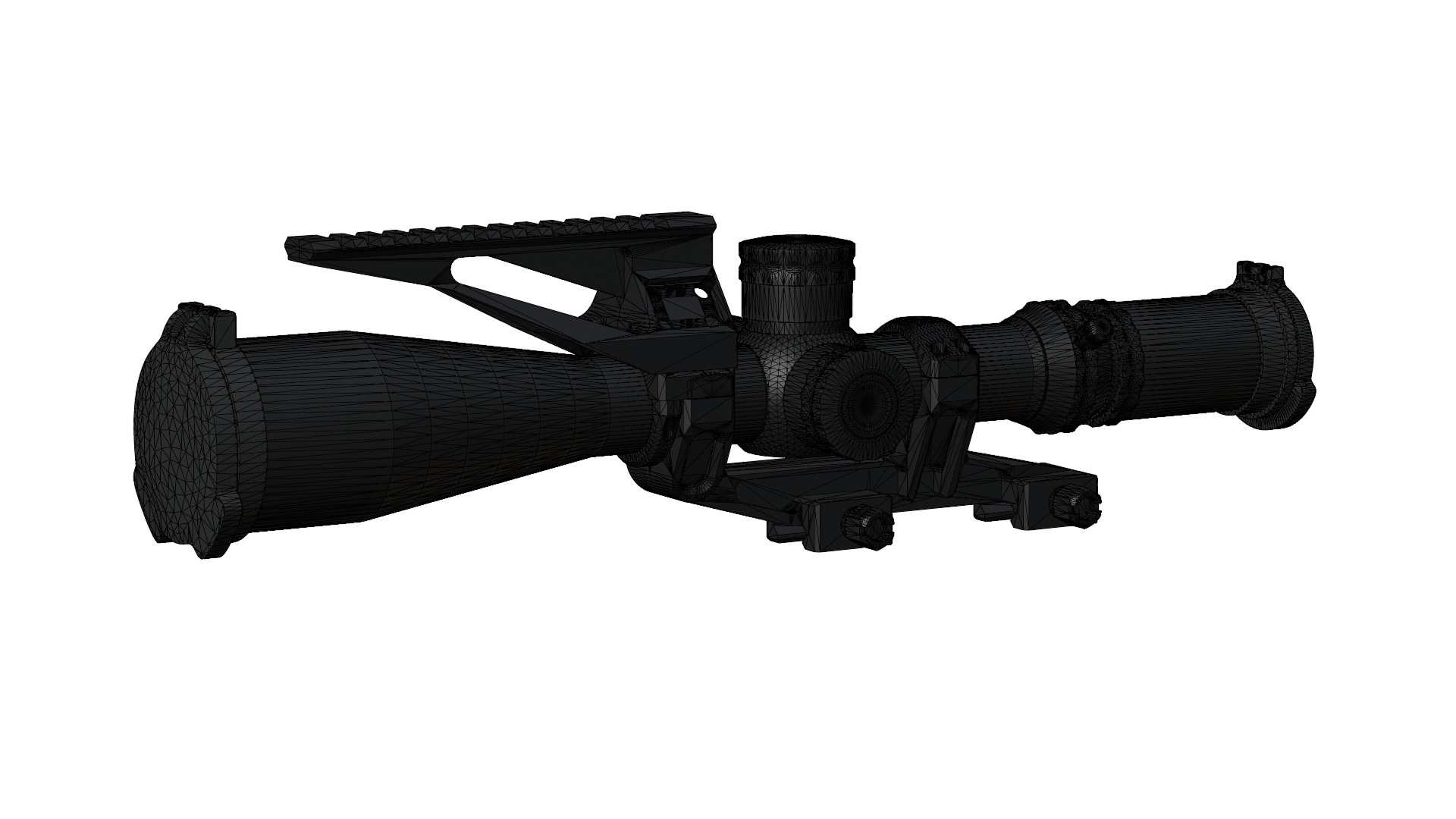 The Nightforce ATACR 7-35x56mm Low-poly 3D model_41