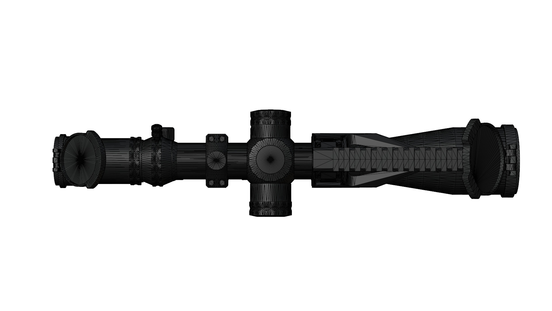 The Nightforce ATACR 7-35x56mm Low-poly 3D model_49