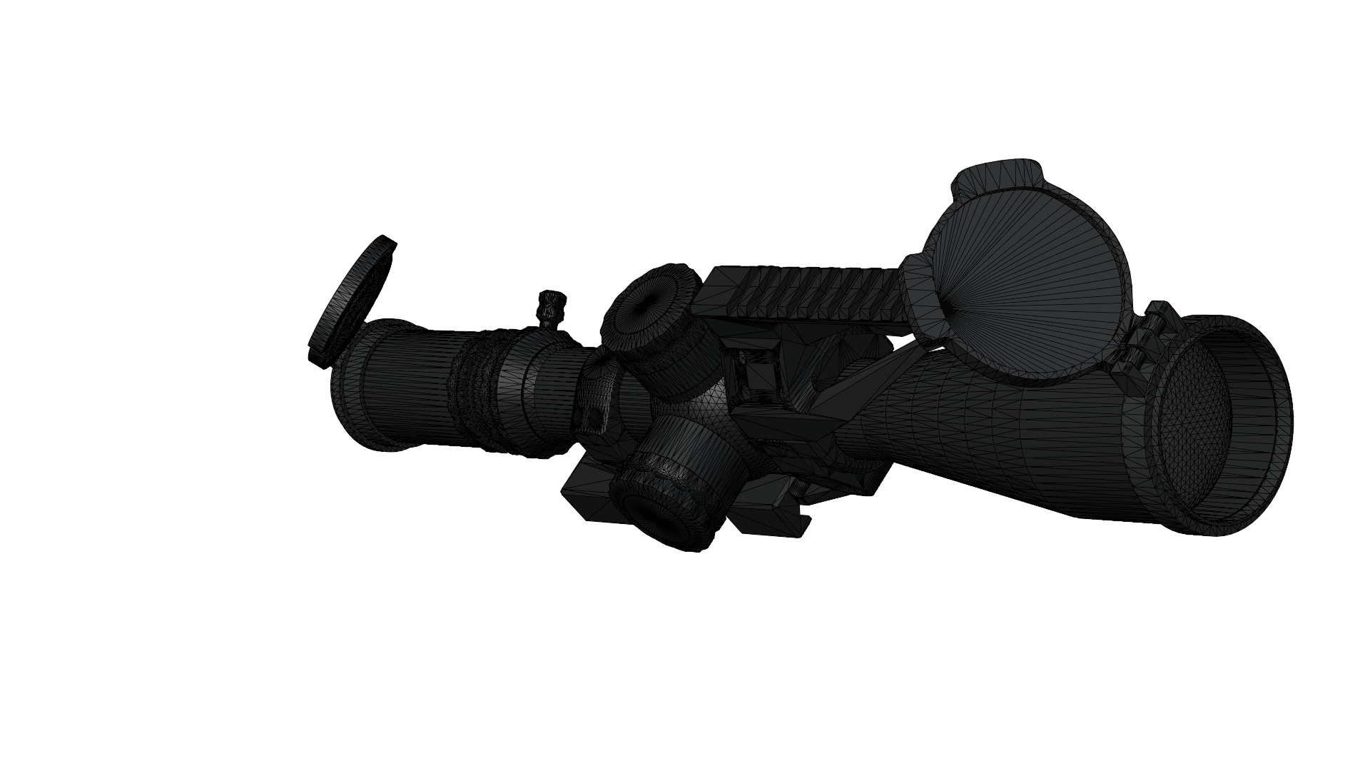 The Nightforce ATACR 7-35x56mm Low-poly 3D model_48