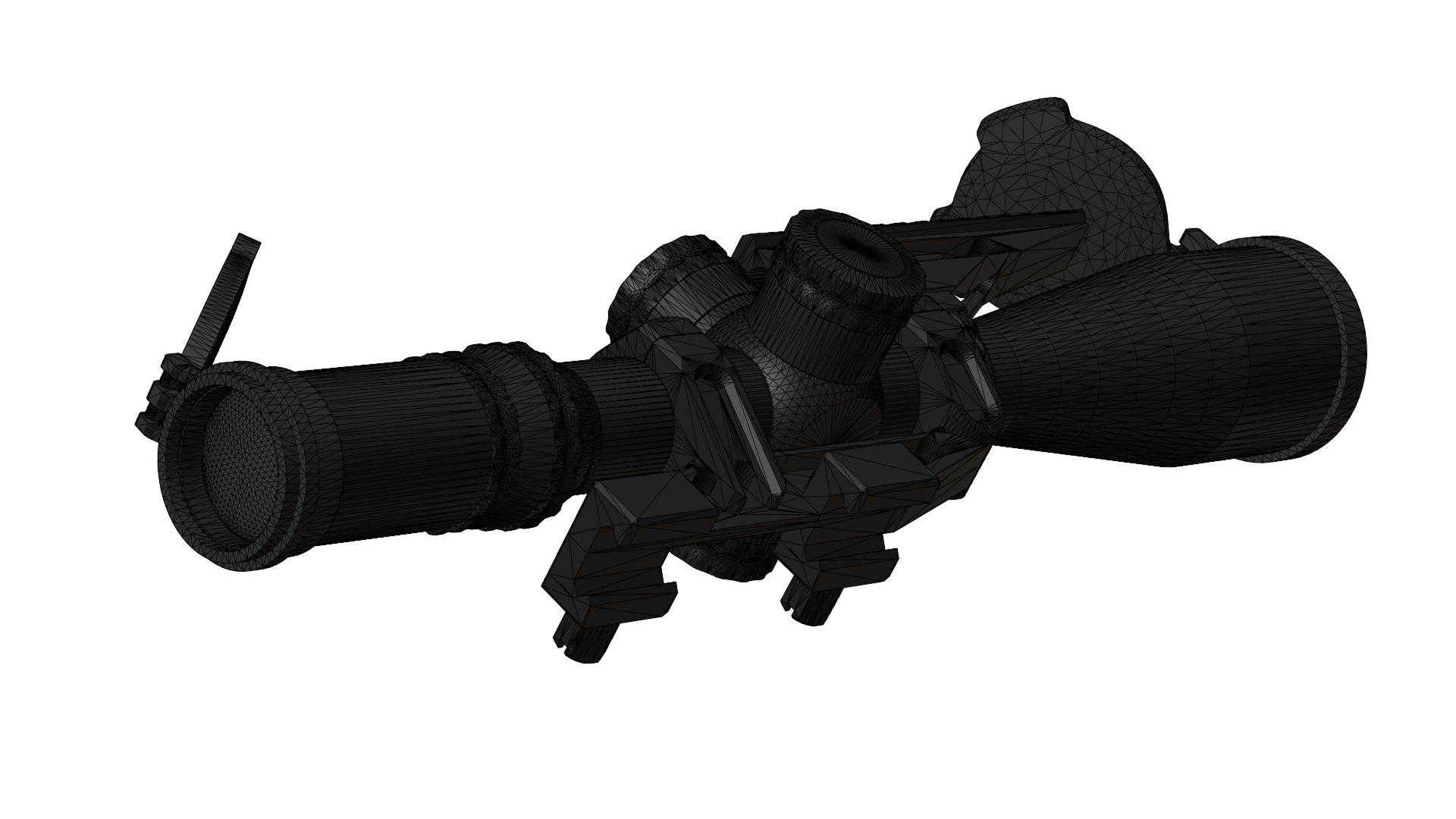 The Nightforce ATACR 7-35x56mm Low-poly 3D model_51