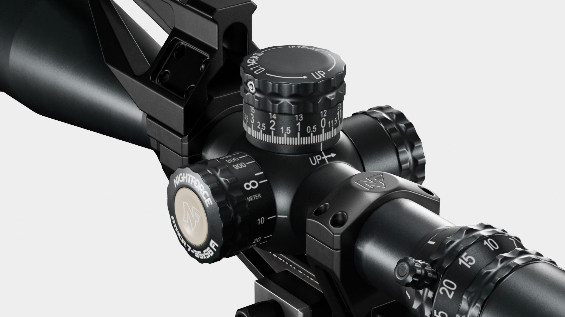 The Nightforce ATACR 7-35x56mm Low-poly 3D model_4