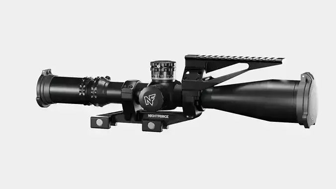 The Nightforce ATACR 7-35x56mm Low-poly 3D model