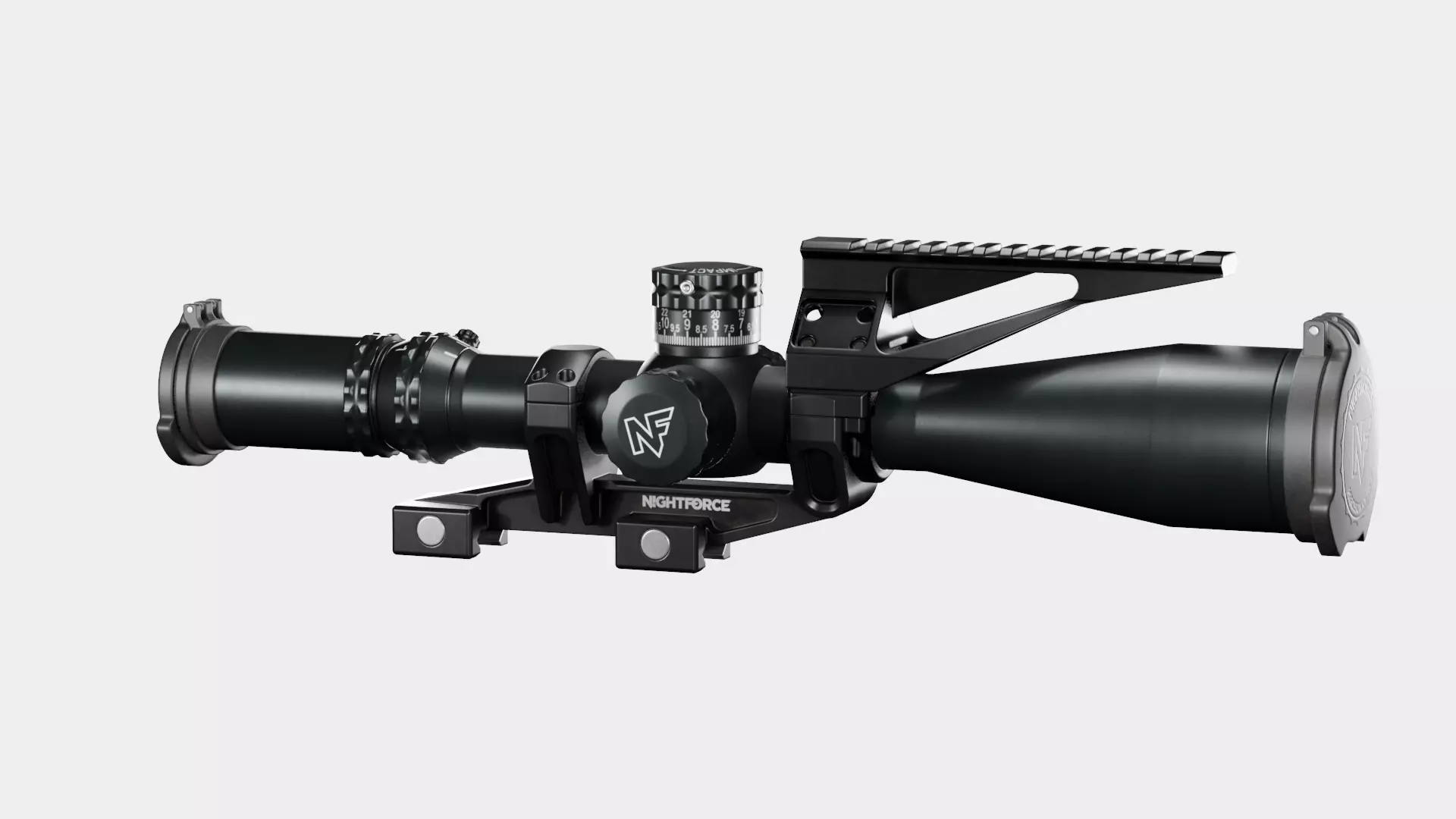 The Nightforce ATACR 7-35x56mm Low-poly 3D model_0