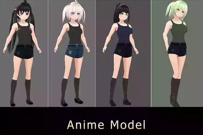 Anime Character - TankTop-SeriesA 