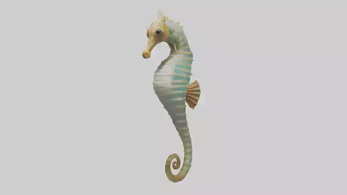 Sea Horse floating upright model