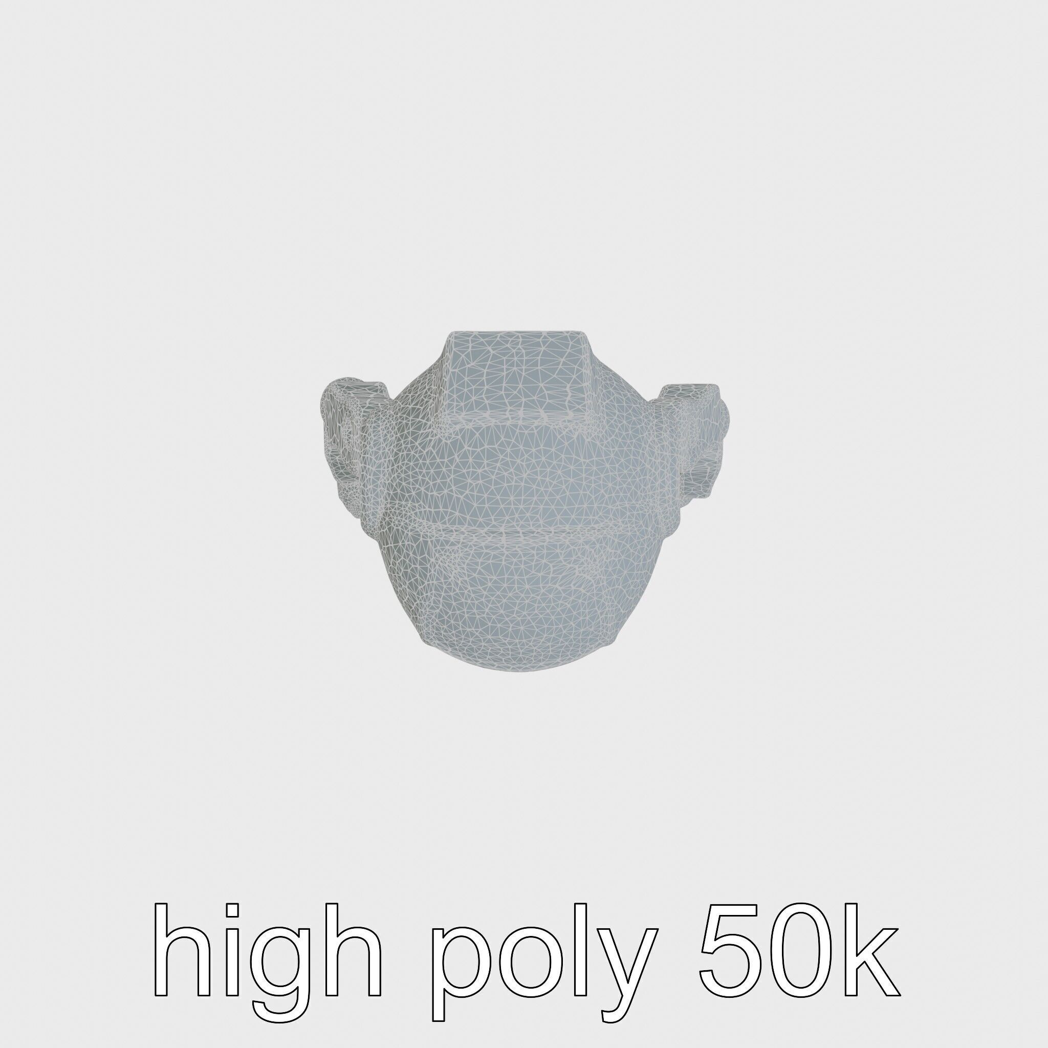 Humanoid Robot Conceptual Design Low-poly 3D model_14