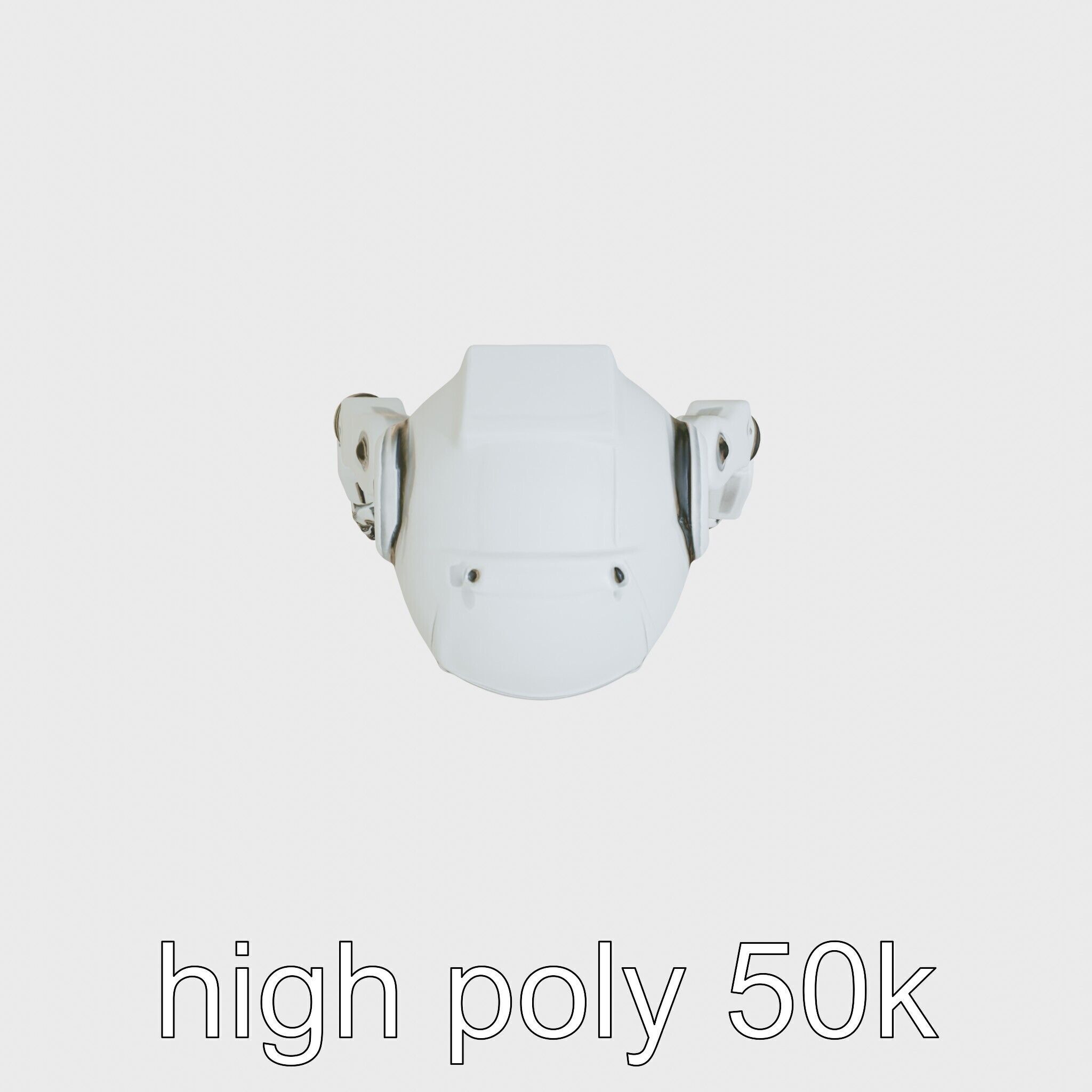 Humanoid Robot Conceptual Design Low-poly 3D model_20