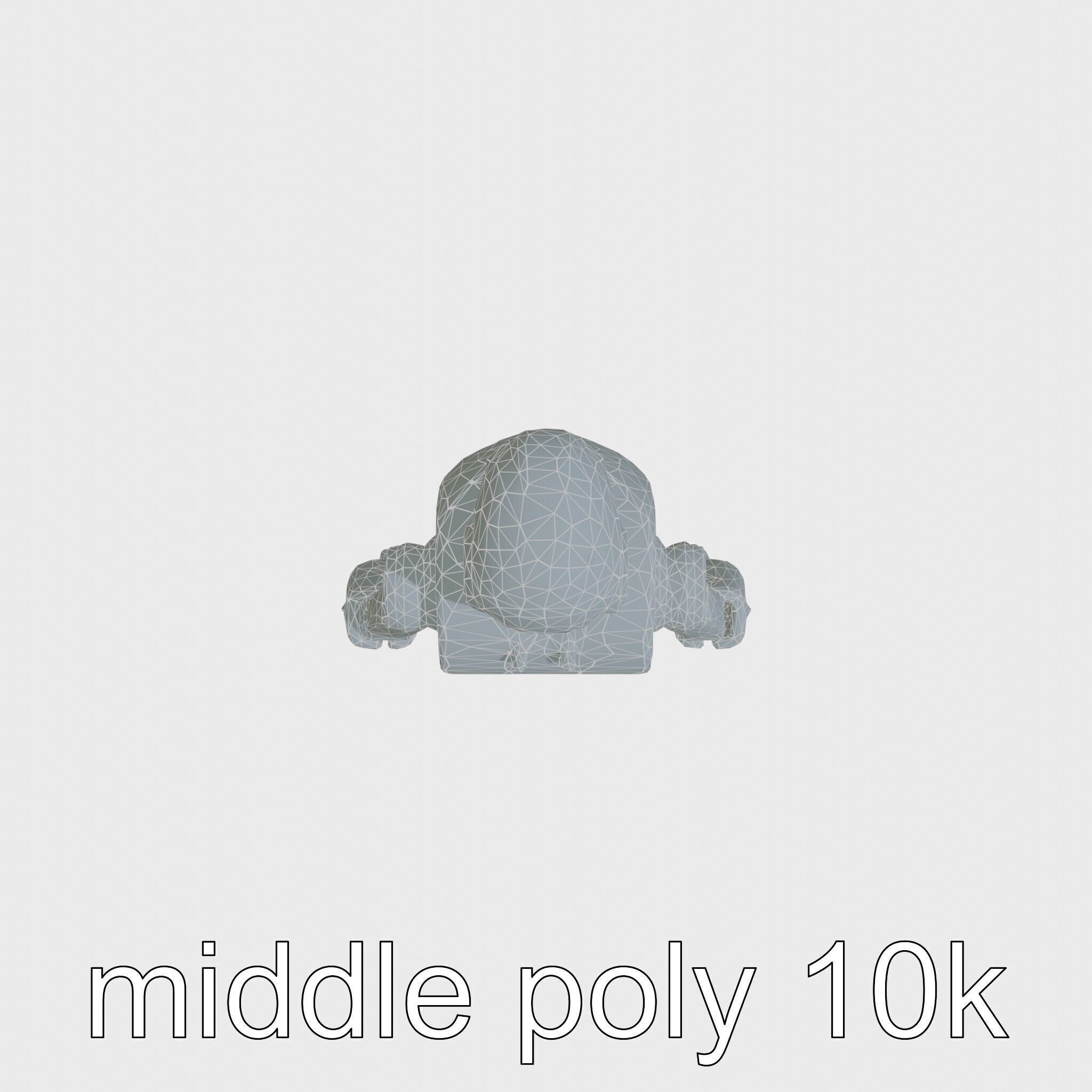 Advanced Humanoid Robot Model for Sci-Fi Projects Low-poly 3D model_9