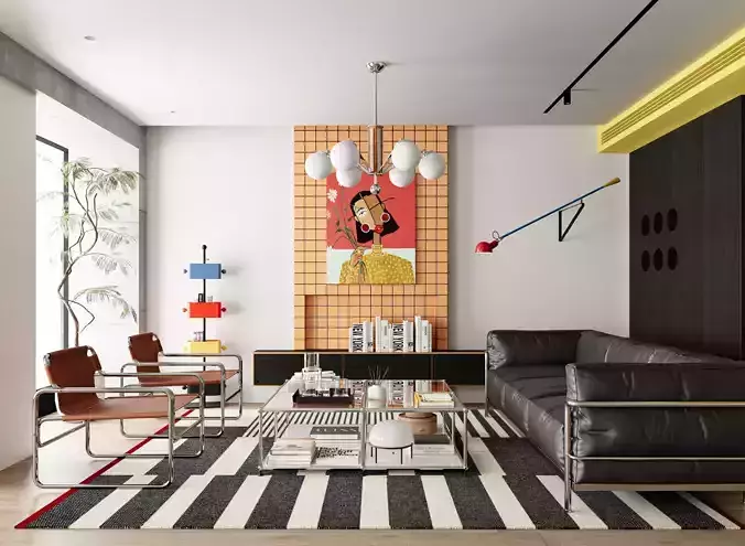 Apartment interior scenes  