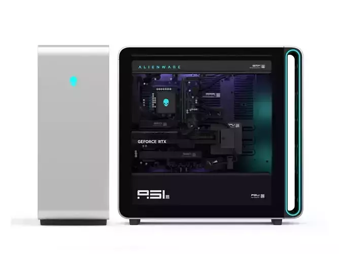 Alienware Area-51 Gaming Desktop 2025 3D model