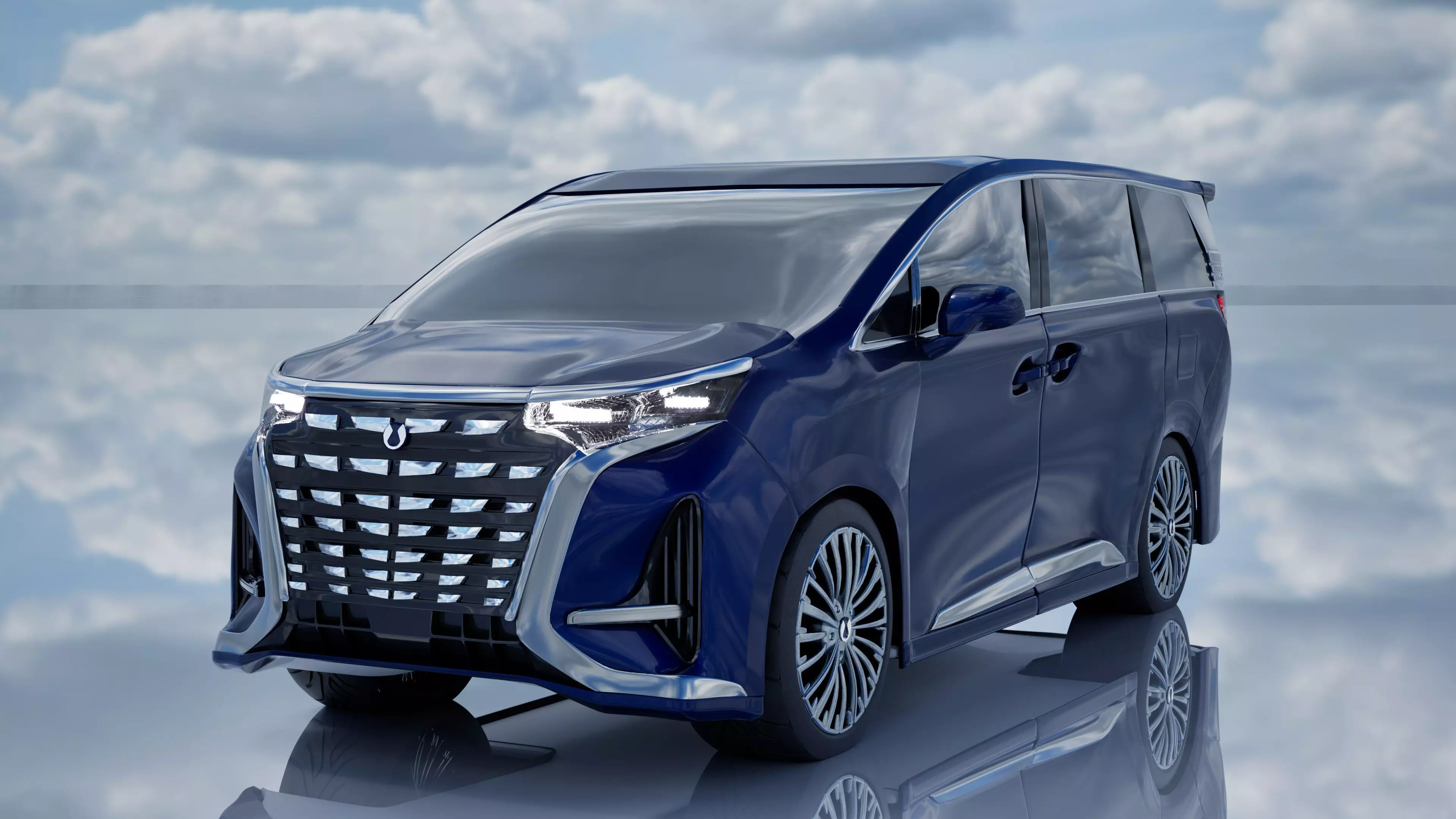 BYD Denza D9 3D model