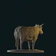 Farm cow standing stl 3D print model_2
