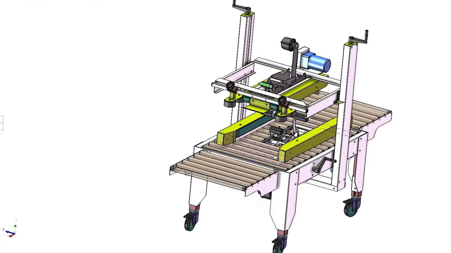 Carton Sealing Machine 3D model_11