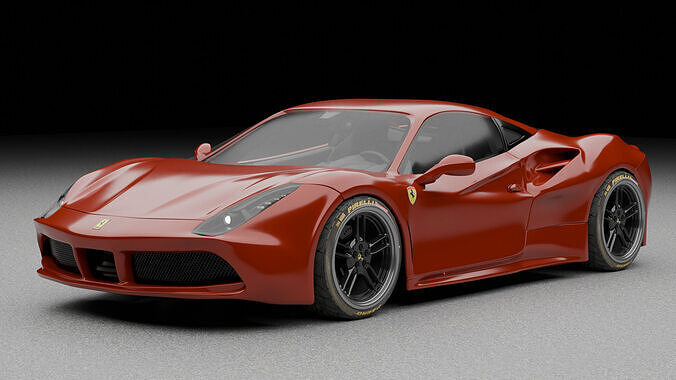 Ferrari 488 GTB 3D model
