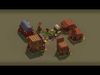 Wild West Outdoors Theme 3D Voxel Models Bundle Low-poly models Low-poly 3D model_1