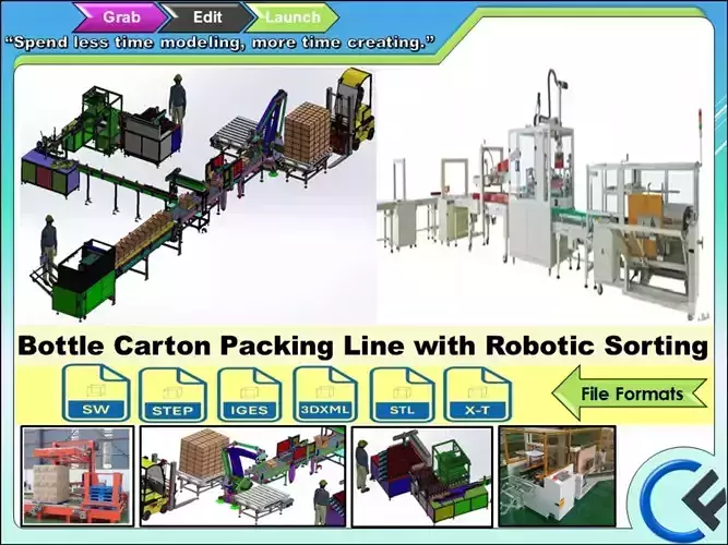 Bottle Carton Packing Line